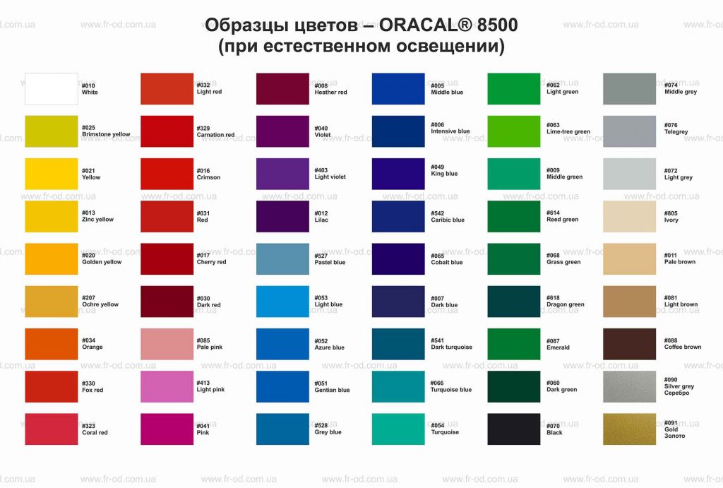 Oracal 8500 Серії в Одесі