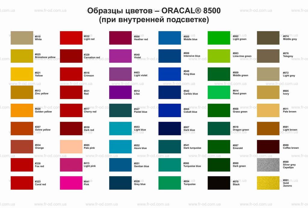 Oracal 8500 Серії в Одесі