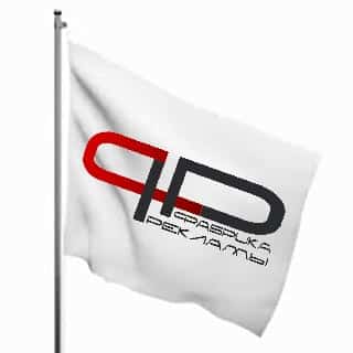 Флаг с логотипом