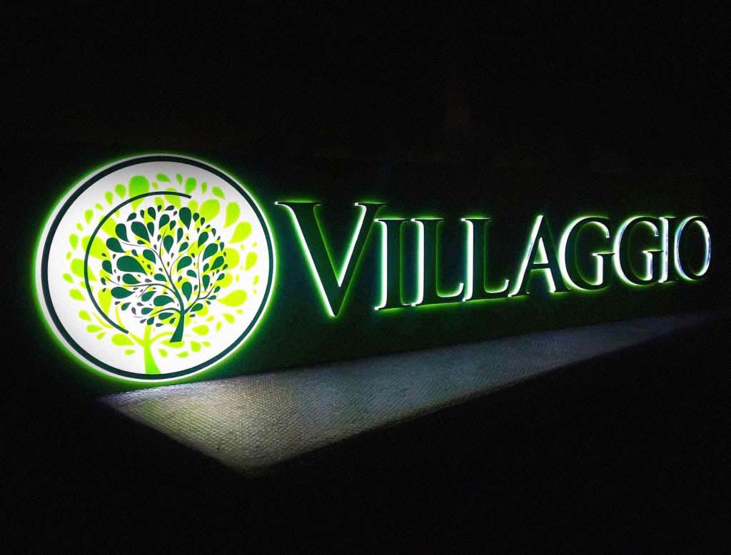 вывеска villaggio