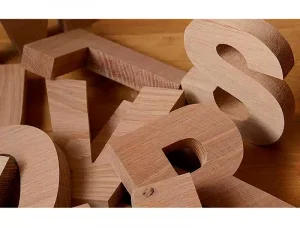 Объемные деревянные буквы